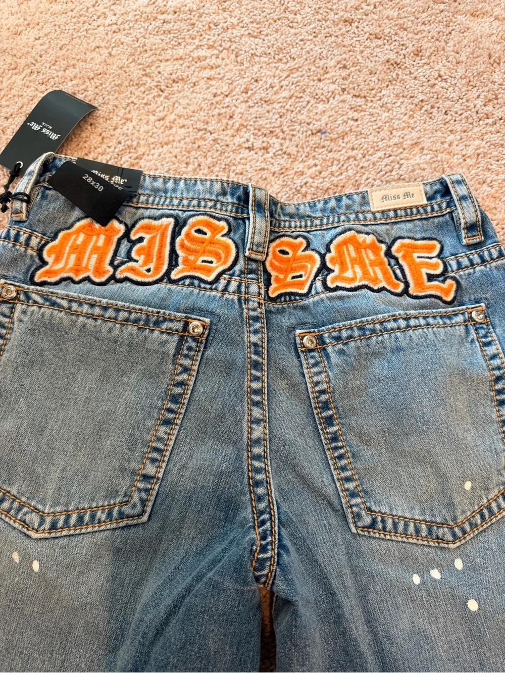 Women’s Miss Me Lyric low rise baggy jeans